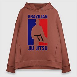 Женское худи оверсайз Brazilian Jiu jitsu