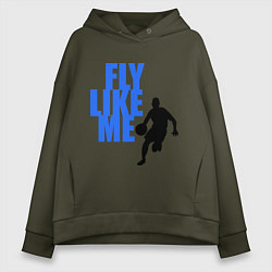 Женское худи оверсайз Fly like me