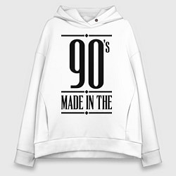 Женское худи оверсайз Made in the 90s