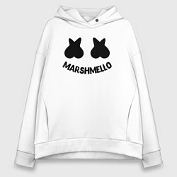 Женское худи оверсайз Marshmello