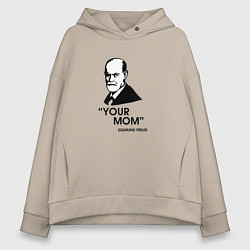 Женское худи оверсайз Your Mom
