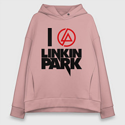 Женское худи оверсайз I love Linkin Park