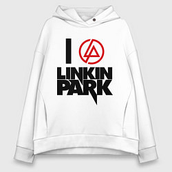 Женское худи оверсайз I love Linkin Park