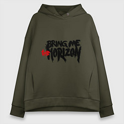 Женское худи оверсайз Bring me the horizon