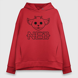 Женское худи оверсайз TOP: NED