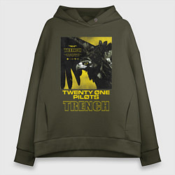 Женское худи оверсайз TOP: TRENCH