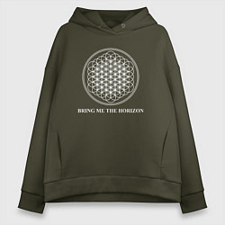 Женское худи оверсайз BRING ME THE HORIZON