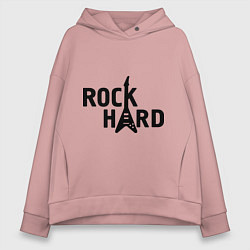 Женское худи оверсайз Rock hard