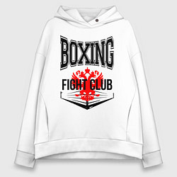 Женское худи оверсайз Boxing fight club Russia