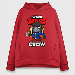 Женское худи оверсайз BRAWL STARS CROW