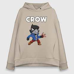 Женское худи оверсайз BRAWL STARS CROW