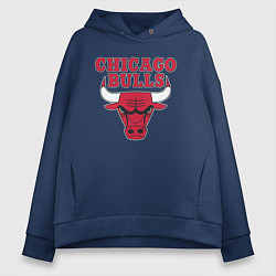 Женское худи оверсайз CHICAGO BULLS