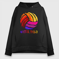 Женское худи оверсайз Мяч для водного поло