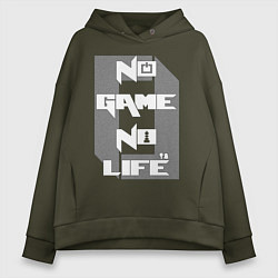 Женское худи оверсайз No Game No Life Zero