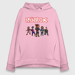 Толстовка оверсайз женская ROBLOX, цвет: светло-розовый