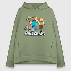 Женское худи оверсайз MINECRAFT