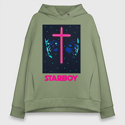 Толстовка оверсайз женская STARBOY, цвет: авокадо