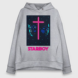 Толстовка оверсайз женская STARBOY, цвет: меланж