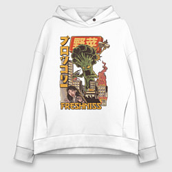 Женское худи оверсайз Broccozilla