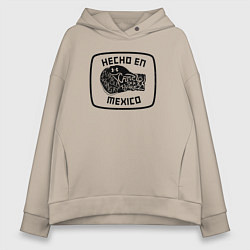 Толстовка оверсайз женская Canelo Alvarez, цвет: миндальный