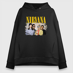 Женское худи оверсайз NIRVANA