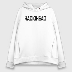 Толстовка оверсайз женская Radiohead, цвет: белый