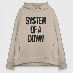 Женское худи оверсайз System of a down