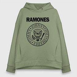 Женское худи оверсайз RAMONES