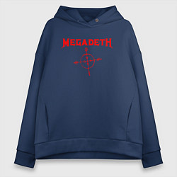 Женское худи оверсайз Megadeth