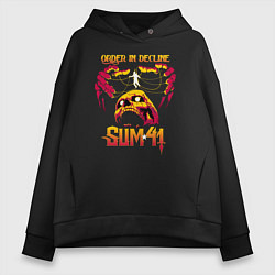 Женское худи оверсайз Sum 41 Order In Decline