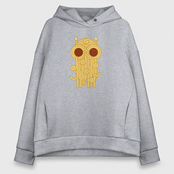 Женское худи оверсайз The flying spaghetti monster