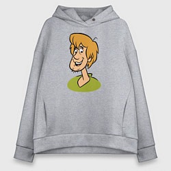 Толстовка оверсайз женская Shaggy, цвет: меланж