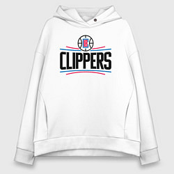 Женское худи оверсайз Los Angeles Clippers 1