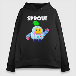 Женское худи оверсайз BRAWL STARS SPROUT