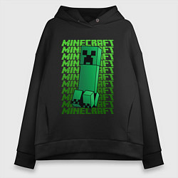 Женское худи оверсайз MINERCRAFT CREEPER