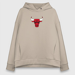 Женское худи оверсайз CHICAGO BULLS