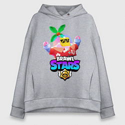 Женское худи оверсайз BRAWL STARS TROPICAL SPROUT