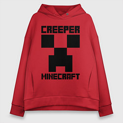 Женское худи оверсайз MINECRAFT CREEPER