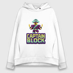 Женское худи оверсайз Roblox Captain Block Роблокс