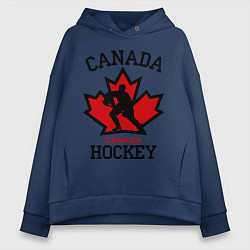 Женское худи оверсайз Canada Hockey