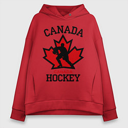 Женское худи оверсайз Canada Hockey