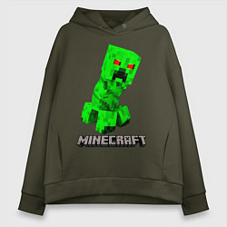 Женское худи оверсайз MINECRAFT CREEPER