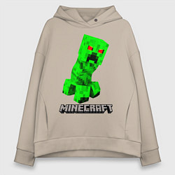 Женское худи оверсайз MINECRAFT CREEPER