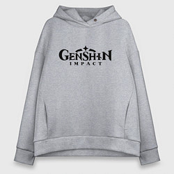 Женское худи оверсайз Genshin Impact Logo Z