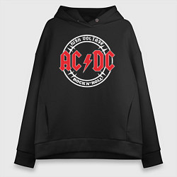 Женское худи оверсайз ACDC