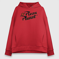 Женское худи оверсайз Pizza Planet