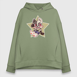 Толстовка оверсайз женская Gleipnir, цвет: авокадо