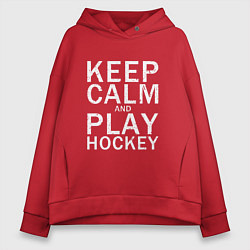 Женское худи оверсайз K C a Play Hockey