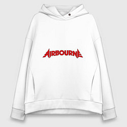 Толстовка оверсайз женская Airbourne, цвет: белый