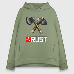 Женское худи оверсайз RUST